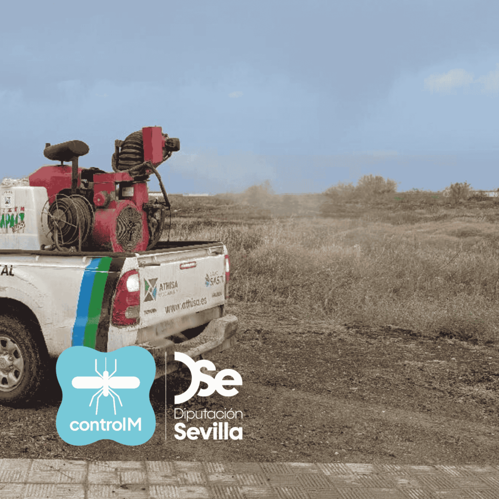 Aviso de tratamiento adulticida para el control de mosquitos transmisores del virus del Nilo occidental (VNO) en Almensilla, Sevilla