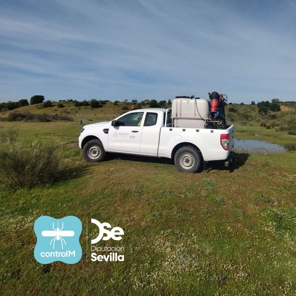 Aviso de tratamiento adulticida para el control de mosquitos transmisores del virus del Nilo occidental (VNO) en Mairena del Aljarafe, Sevilla