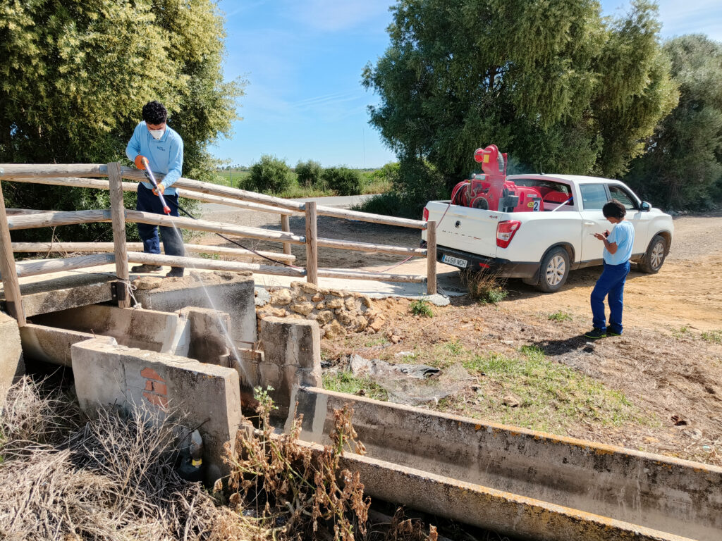 La Diputación de Sevilla aumenta hasta 7 los equipos de vigilancia y tratamiento de mosquitos en el inicio del periodo de mayor actividad