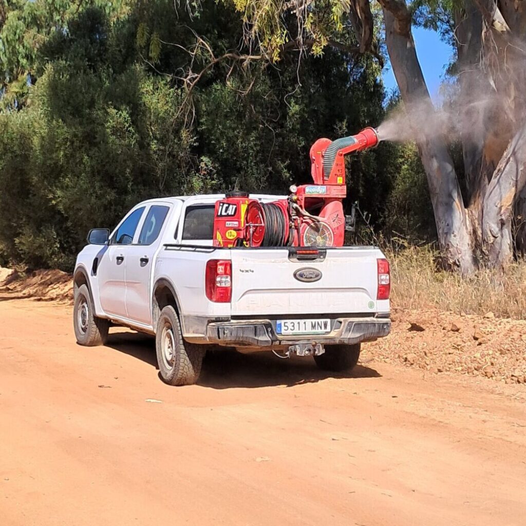 Aviso de tratamiento adulticida para el control de mosquitos transmisores del virus del Nilo en Los Palacios y Villafranca